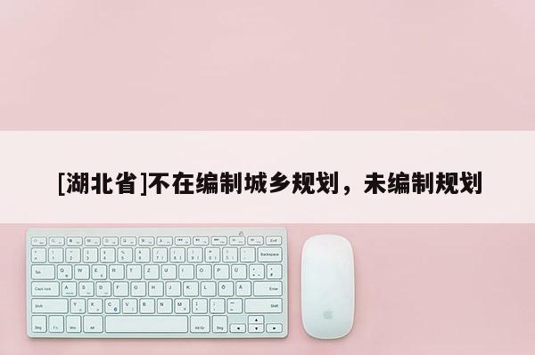 [湖北省]不在編制城鄉(xiāng)規(guī)劃，未編制規(guī)劃