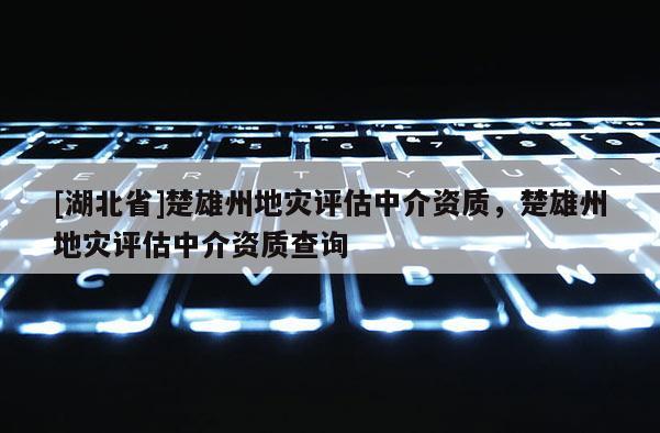 [湖北省]楚雄州地災(zāi)評估中介資質(zhì)，楚雄州地災(zāi)評估中介資質(zhì)查詢
