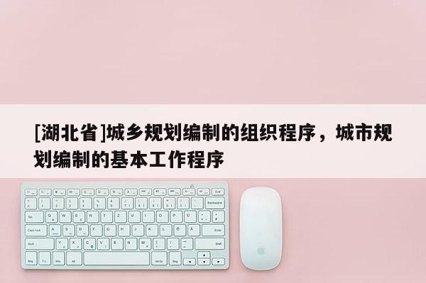 [湖北省]城鄉(xiāng)規(guī)劃編制的組織程序，城市規(guī)劃編制的基本工作程序