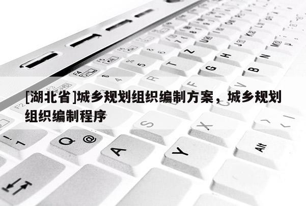 [湖北省]城鄉(xiāng)規(guī)劃組織編制方案，城鄉(xiāng)規(guī)劃組織編制程序