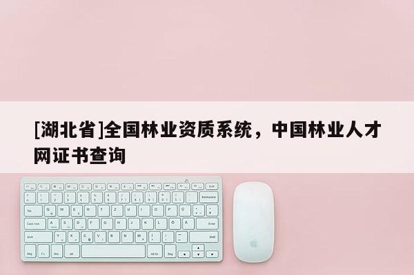 [湖北省]全國林業(yè)資質(zhì)系統(tǒng)，中國林業(yè)人才網(wǎng)證書查詢