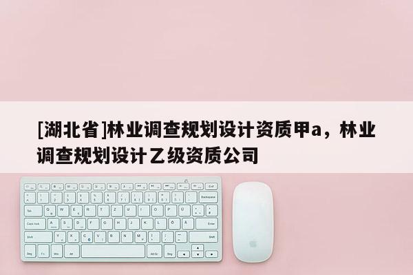 [湖北省]林業(yè)調(diào)查規(guī)劃設(shè)計資質(zhì)甲a，林業(yè)調(diào)查規(guī)劃設(shè)計乙級資質(zhì)公司