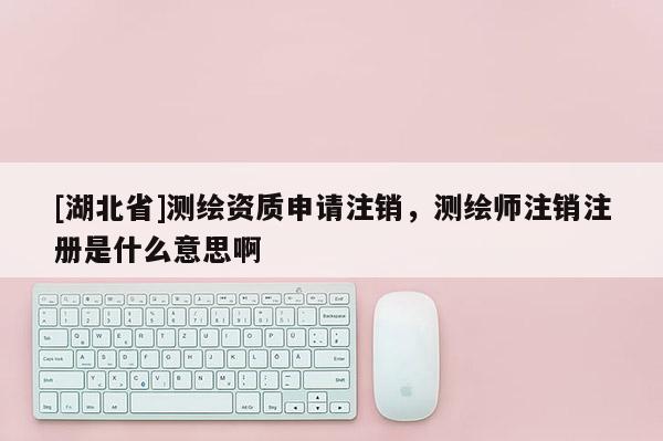 [湖北省]測繪資質(zhì)申請注銷，測繪師注銷注冊是什么意思啊