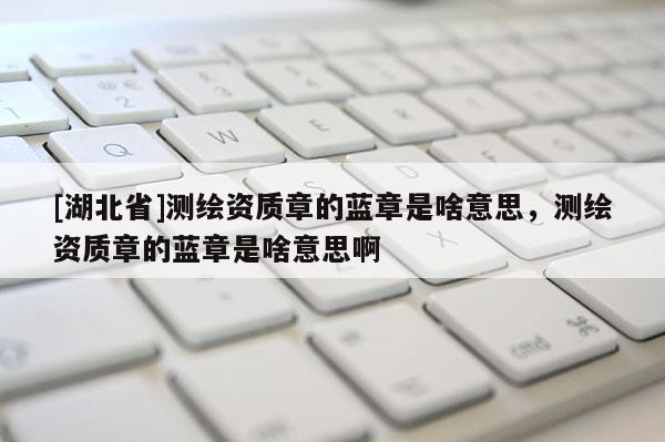 [湖北省]測繪資質(zhì)章的藍(lán)章是啥意思，測繪資質(zhì)章的藍(lán)章是啥意思啊